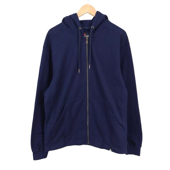 NWOT American Giant Men's Relaxed Classic Full Zip Hoodie Navy Blue Size Medium
